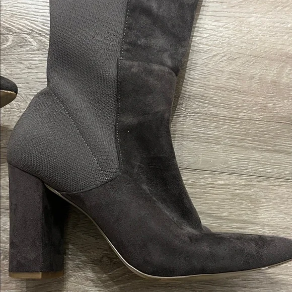 Steve Madden Gray Over-the-Knee Boots Size 8 - Picture 4 of 7